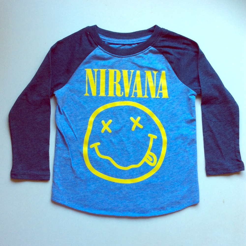 Nirvana Baby Baseball t shirt